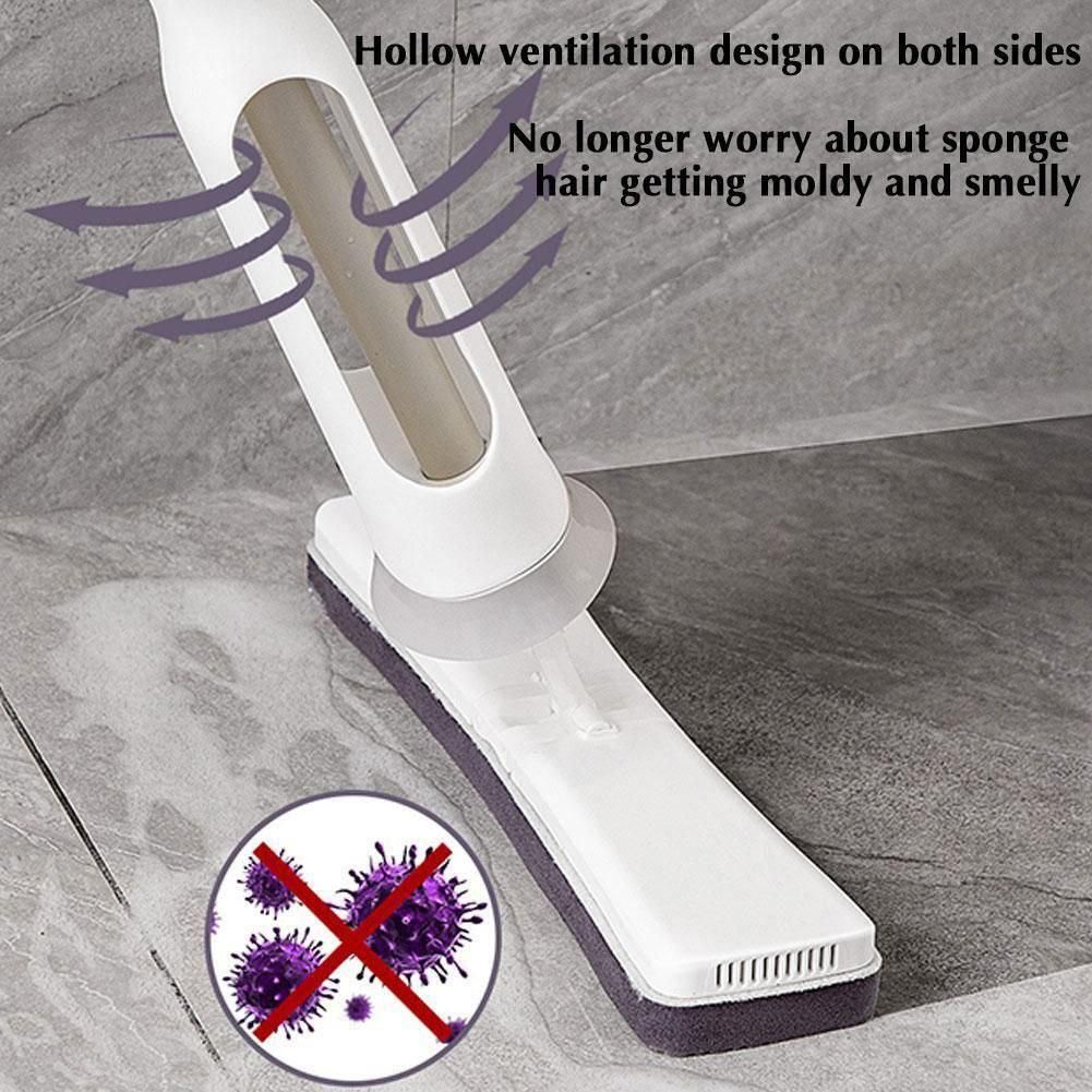 Foldable Self-Squeezing Mop with Super Absorbent Sponge – For Effortless Home Cleaning 🧼✨