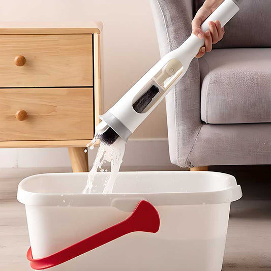 Foldable Self-Squeezing Mop with Super Absorbent Sponge – For Effortless Home Cleaning 🧼✨